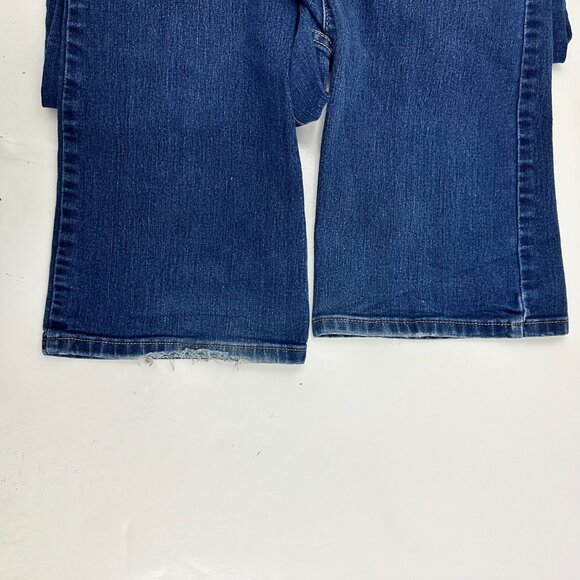 Jennifer Lopez Bootcut Women's size 10P Dark Wash Blue Denim Jeans - Picture 6 of 6